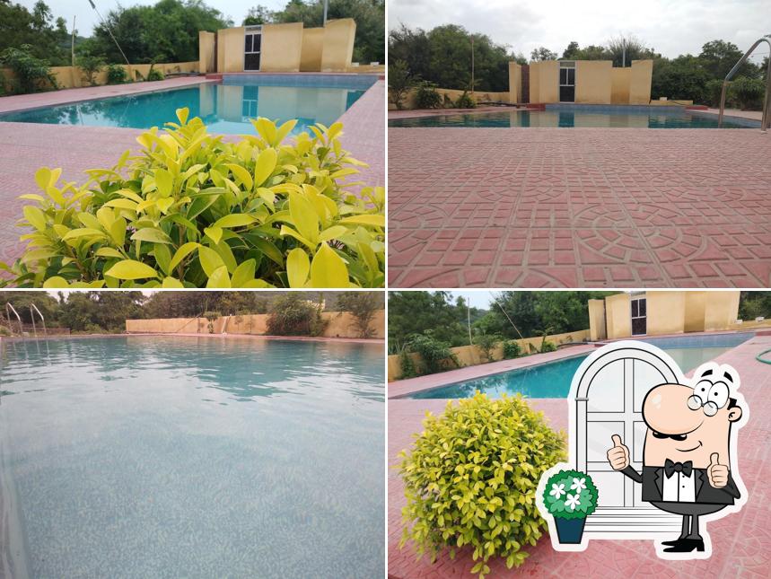 Enjoy the view at the outside area of Bujhda Resort And Restaurant