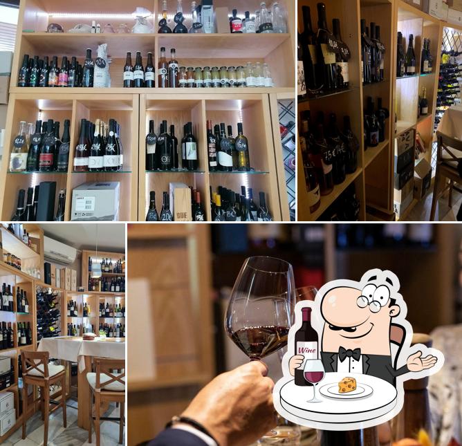 È gradevole godersi un bicchiere di vino a Gostilna in vinoteka Faladur