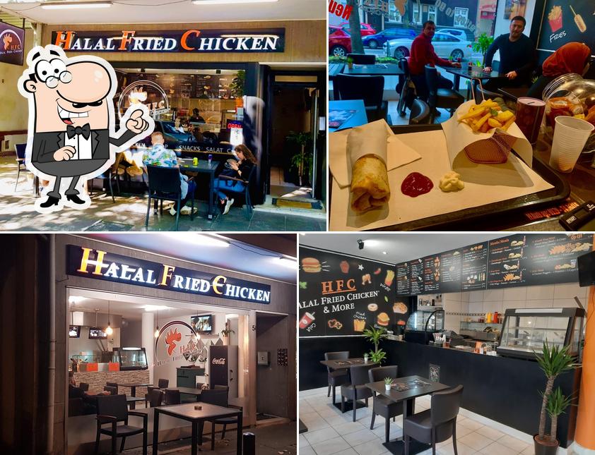 L'intérieur de Halal Fried Chicken & More