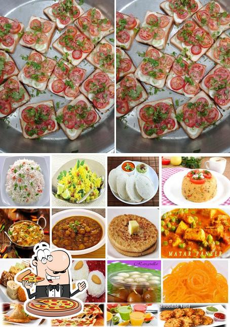 Pick pizza at Radharani Catering Service