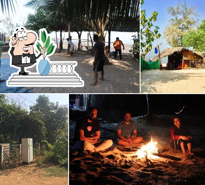 Sea Facing Courtyard Camping and Rooms