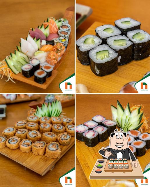 Presenteie-se com sushi no Nakato Sushi - Central de Delivery