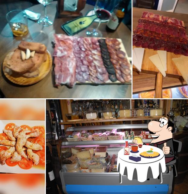 Cheese plate at HASTA LOS ANDARES Madrid (Taberna / Tapas Bar / Jamon/ Spanish Food/ Wine)