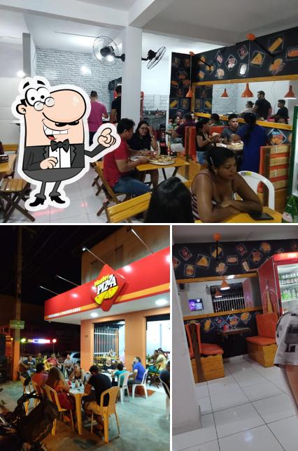 O interior do Master Pizza Sul