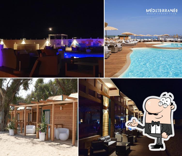 Dai un'occhiata agli interni di Méditerranée Beach Luxury Club