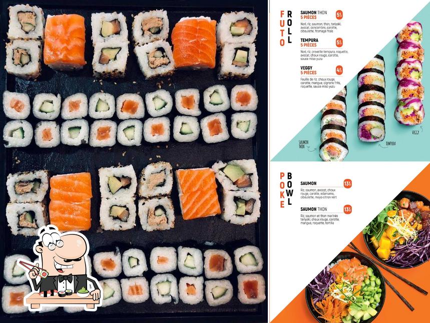 Prenez de nombreuses options de sushi