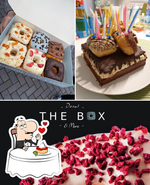 The Box Donut Sopron te ofrece una buena selección de dulces