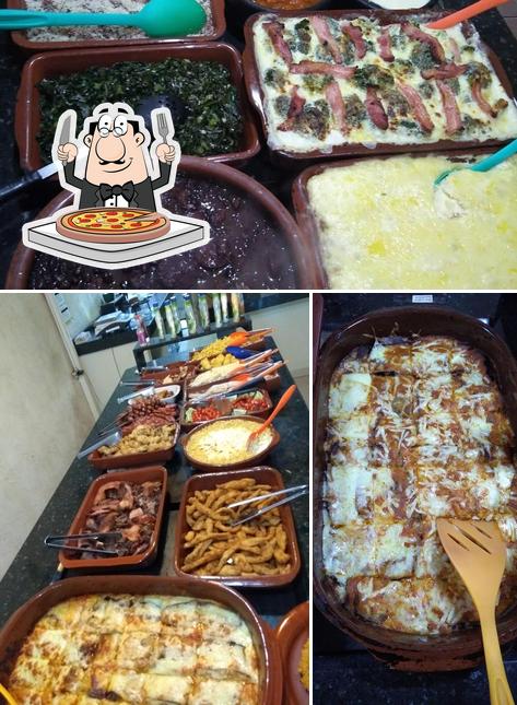 Consiga pizza no Casinha Restaurante Cosmópolis