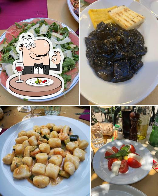 Platti al Osteria Trattoria Al Nono Risorto