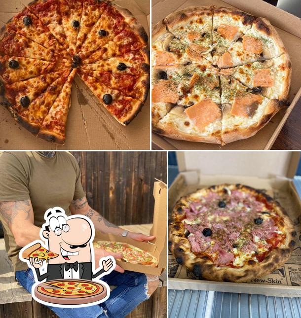 A Chez Gio pizza, vous pouvez prendre des pizzas