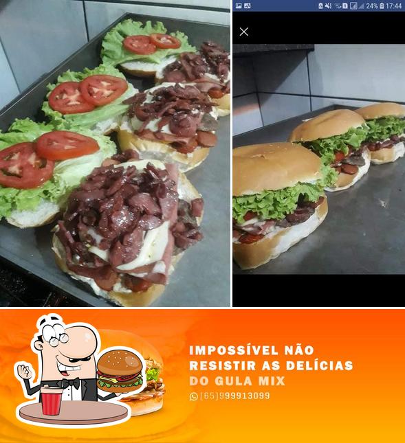 Experimente um hambúrguer no Gula mix