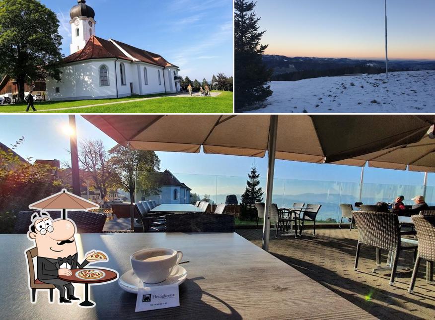 Guarda la immagine che mostra la esterno e interni di Hotel Kurhaus Heiligkreuz