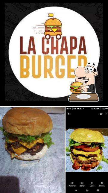 Hambúrguer em La Chapa Burger