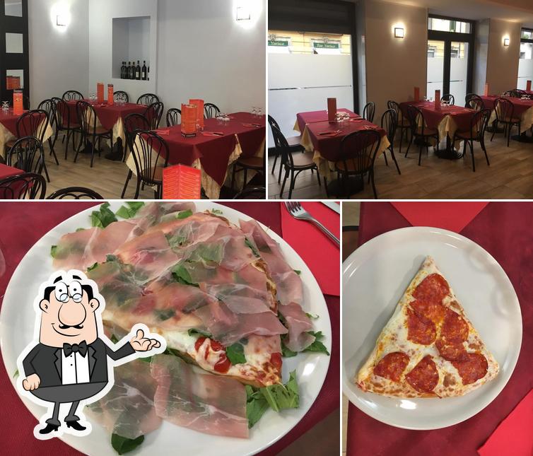 L'angolo Magico pizzeria se distingue par sa intérieur et nourriture