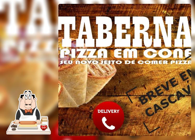 Taberna pizza em cone