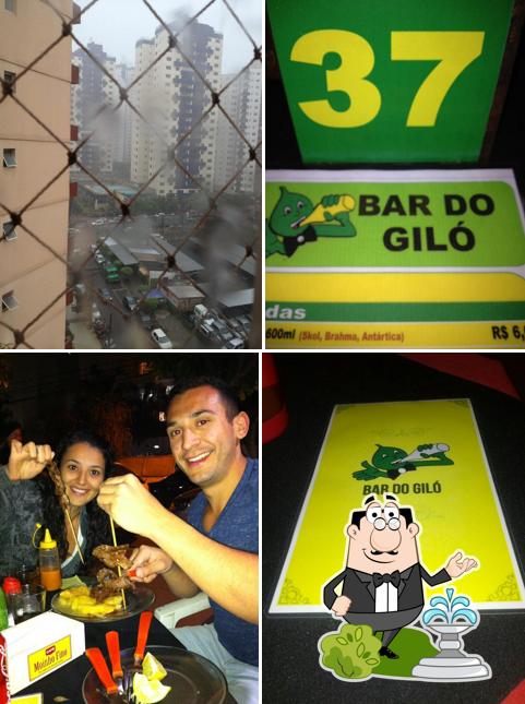 O exterior do Bar Do Giló