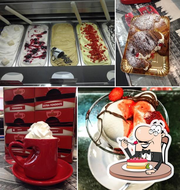 Bar Rivoli serve un'ampia varietà di dolci