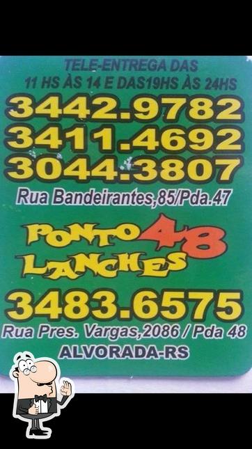 Here's a pic of Ponto 48 Lanches