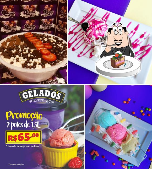 Qgelado açaí sorvete