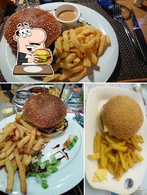 Faites-vous plaisir avec un hamburger à Brasserie La Rotonde