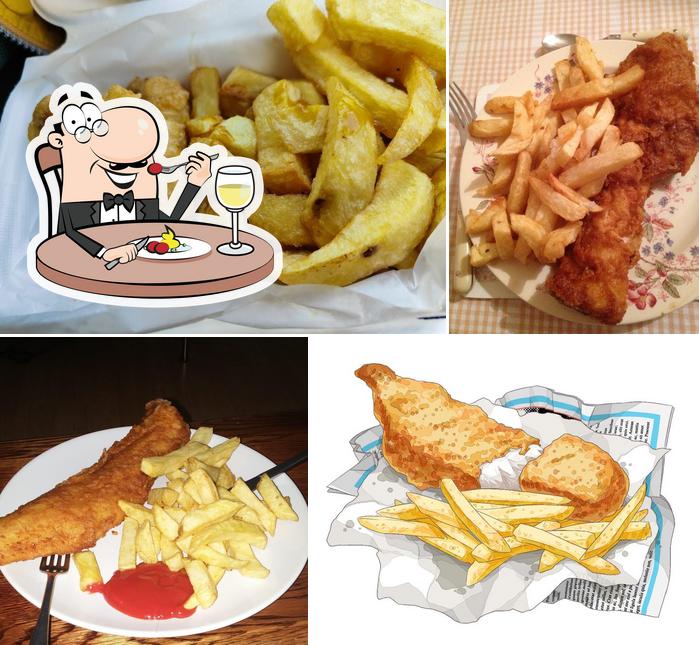 Еда в "Jupps Fish & Chips"