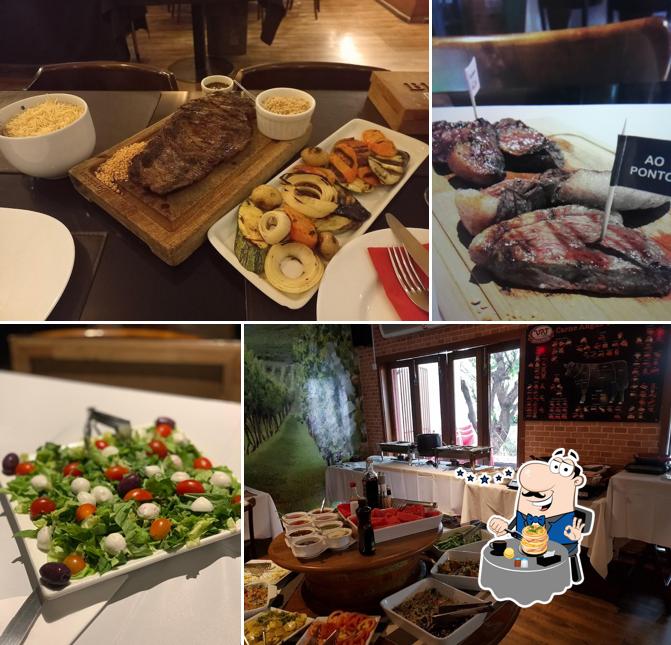 Comida em Barbecue Steak House