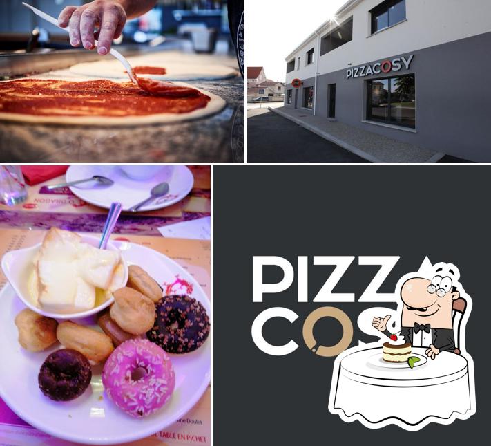 Pizza Cosy tiene numerosos dulces