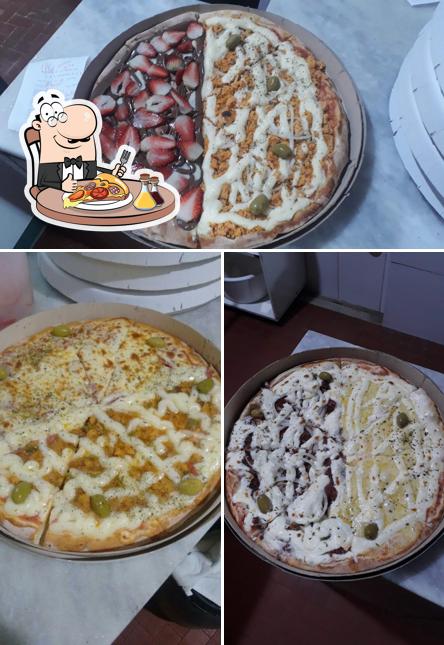 Escolha pizza no La Massita Rotisserie e Pizzaria