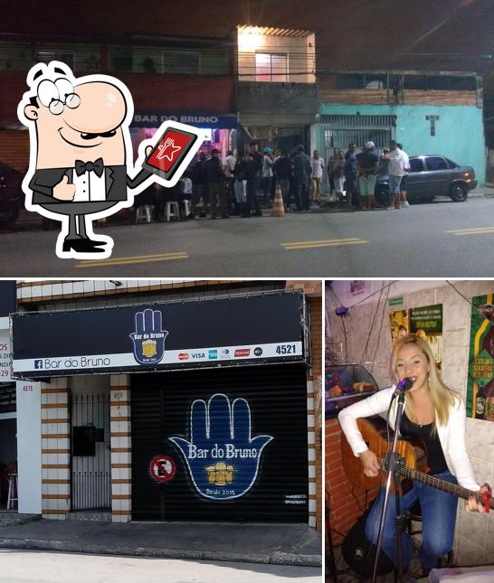 O exterior do Bar Do Bruno