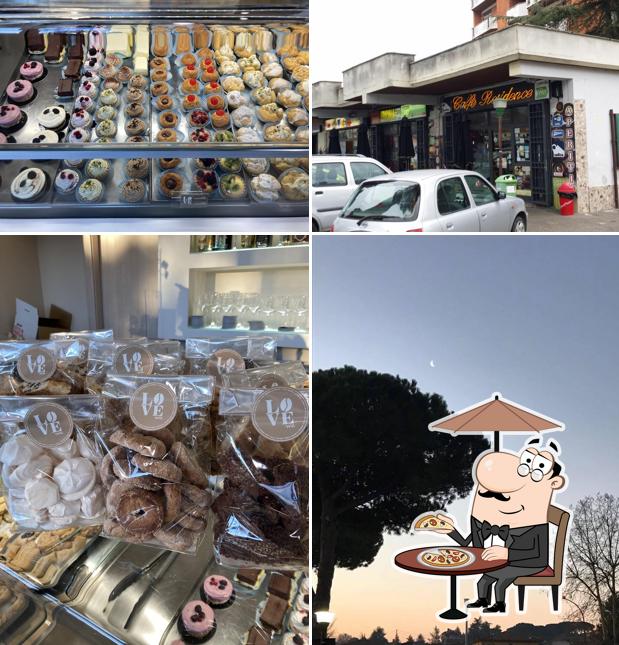 Tra le diverse cose da Love Me Café si possono trovare la esterno e cibo