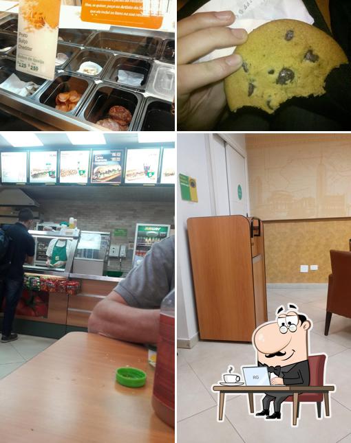 Veja imagens do interior do Subway