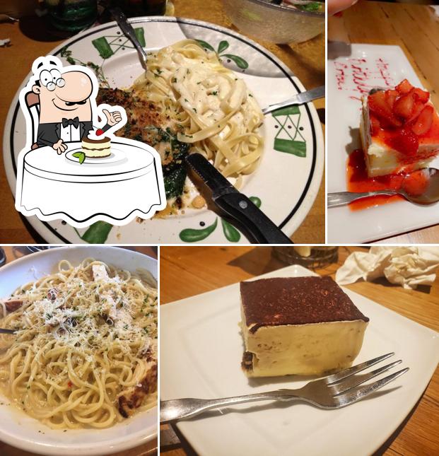 Olive Garden Italian Restaurant serves a variety of desserts