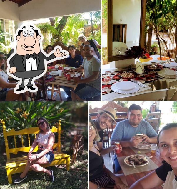 O interior do Feijoada Amiga