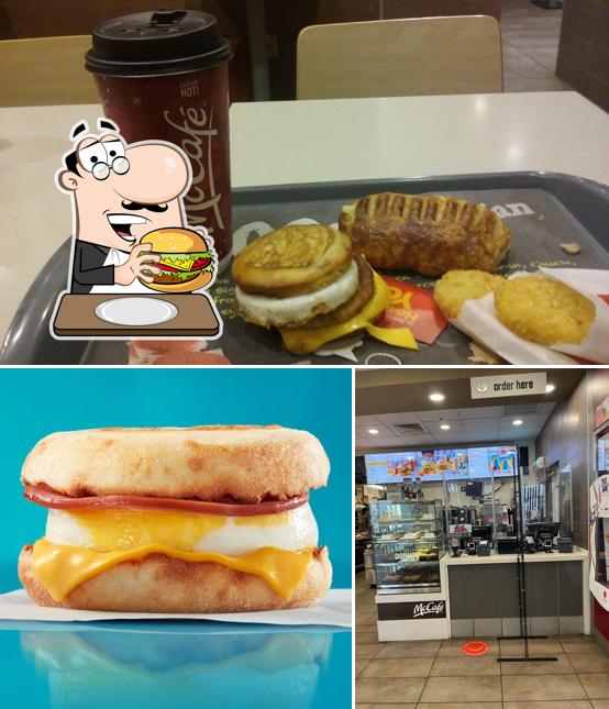 Order a burger at McDonald’s