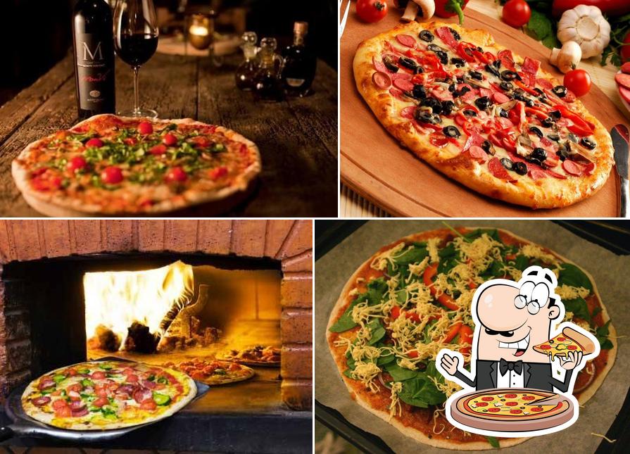 Consiga pizza no Casarão da Pizza e Choperia