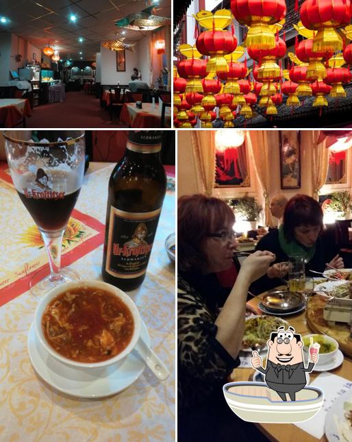 Chinarestaurant Shanghai sert des boissons alcoolisées