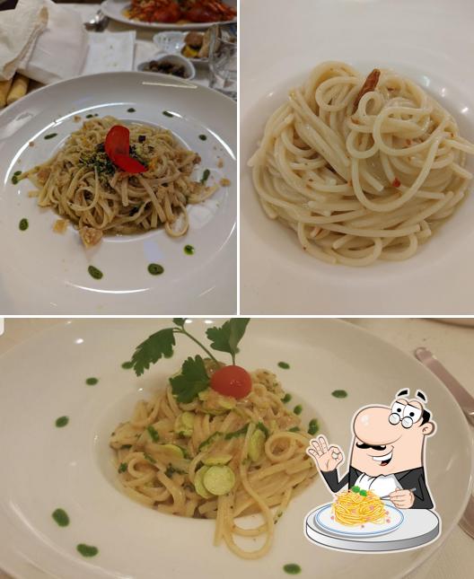 Spaghetti alla carbonara al Ristorante Vela D'Oro