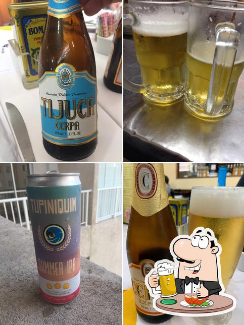 Peça uma tulipa de cerveja leve ou escura