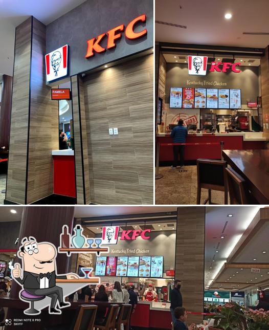 O interior do KFC