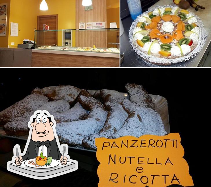 Voici l’image affichant la nourriture et intérieur sur La Pizza Sfiziosa