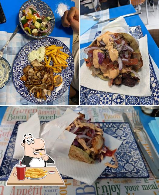 Patatine fritte al Ristorante Santorini