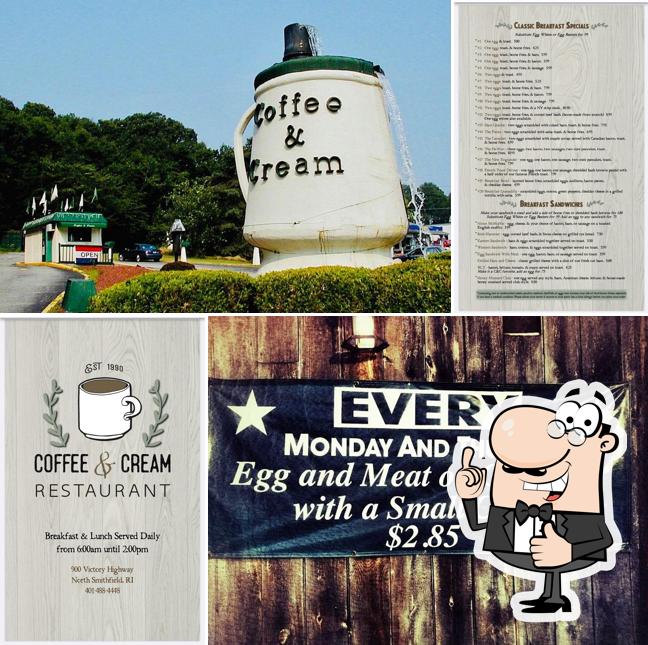 Coffee & Cream, 900 Victory Hwy in North Smithfield Restaurant menu