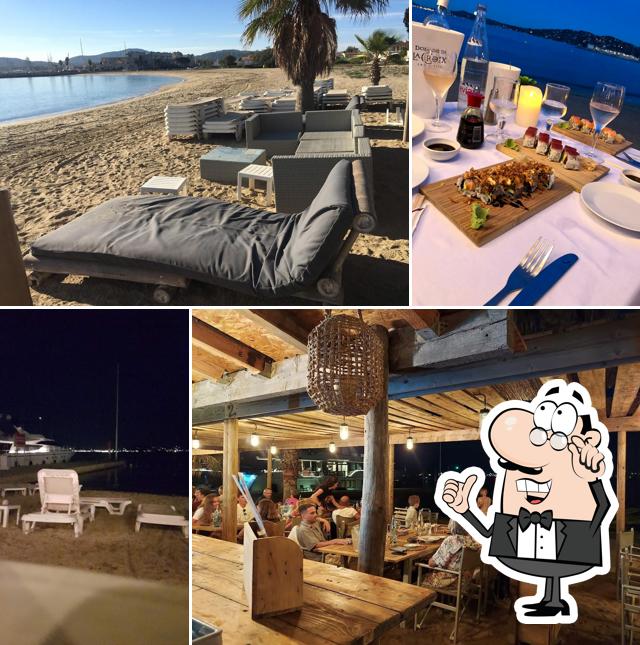 Check out how Grimaud Beach looks inside