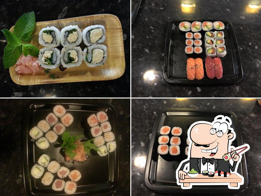 Commandez différentes options de sushi