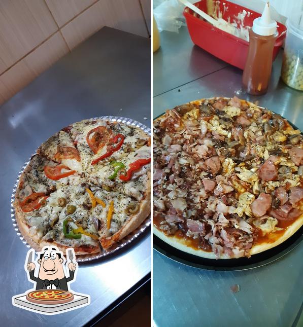 Peça diferentes estilos de pizza