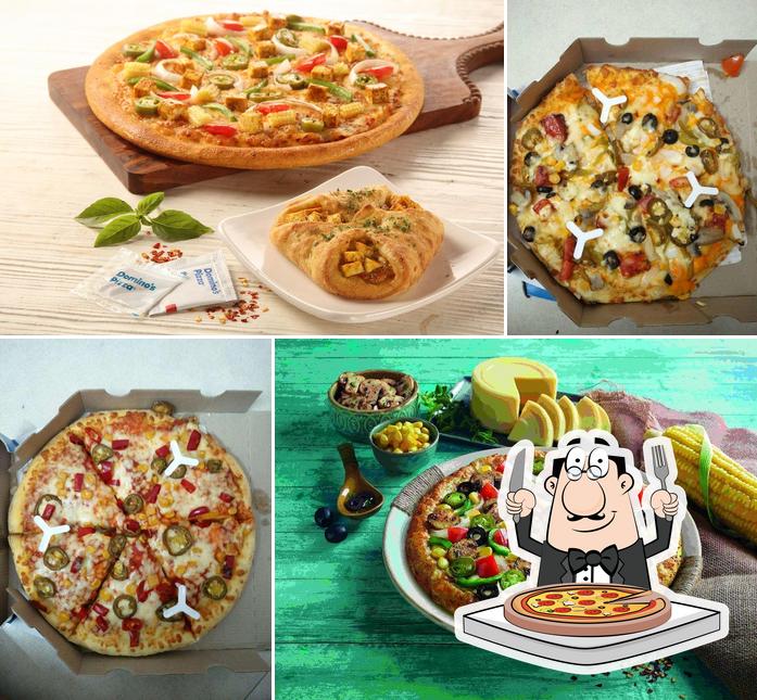 Pick different types of pizza