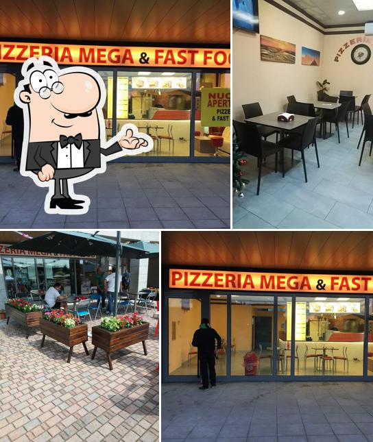 Dai un'occhiata agli interni di Pizzeria Mega e Fast food