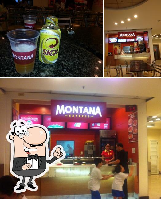 O interior do Montana Grill Express - Botafogo Praia Shopping