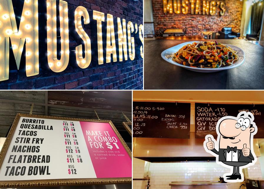 Menu of Mustang Sally's Flaming Skillet restaurant, St. John's, 320