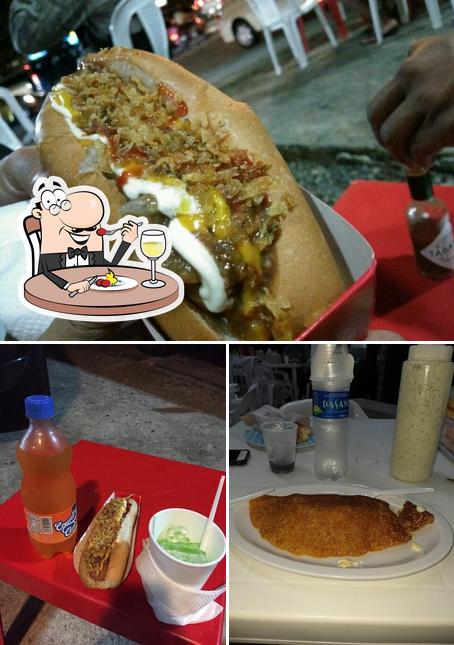 Food at Rico Hot Dog